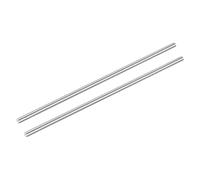 sourcing map 2 varillas de acero inoxidable 304, eje sólido de metal de 9 mm x 356 mm, barra redonda para modelo, avión, coches, barcos, manualidades, trabajo de metal