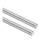 sourcing map 2 varillas de movimiento lineal, 8 mm x 150 mm, acero inoxidable 304, guía de eje de barra de movimiento lineal para impresora 3D, CNC, herramienta de manualidades (diámetro: 5/16