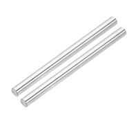 sourcing map 2 varillas de movimiento lineal de 10 mm x 150 mm (0.39 x 5.91 pulgadas) HRC50 endurecido cromado guía redonda para impresora 3D, bricolaje, CNC métrico