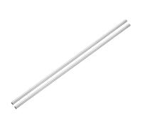 sourcing map 2 varillas de movimiento lineal de 8 mm x 400 mm (0.31 x 15.75 pulgadas) HRC50 endurecido cromado guía redonda para impresora 3D, bricolaje, CNC métrico