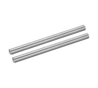 sourcing map 2 varillas de titanio GR5, diámetro de 7 mm, 0.27 pulgadas de longitud, 100 mm, 3.94 pulgadas, aleación de titanio TC4, barra redonda para modelo, avión, coches, barcos, manualidades,