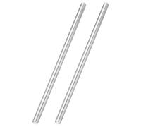 sourcing map 2 varillas totalmente roscadas, M10 x 1 mm, paso 304 de acero inoxidable 304 para mano derecha, varillas de tornillo roscadas de 250 mm de largo para anclajes, pernos, perchas