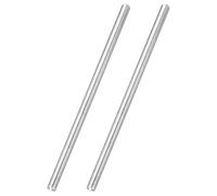 sourcing map 2 varillas totalmente roscadas, M12 x 1,25 mm, paso 304 de acero inoxidable 304 para mano derecha, varillas de tornillo roscadas de 300 mm, sujetadores para anclajes, pernos, perchas