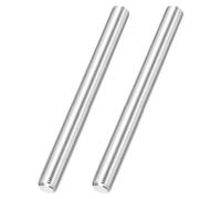 sourcing map 2 varillas totalmente roscadas, M18 x 1,5 mm, paso 304 de acero inoxidable 304 para mano derecha, tornillos roscados de 100 mm/4 pulgadas para anclajes, pernos, perchas, abrazaderas y