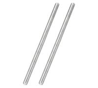 sourcing map 2 varillas totalmente roscadas, M8 x 1 mm, paso 304 de acero inoxidable 304 para mano derecha, varillas de tornillo roscadas de 150 mm de largo para anclajes, pernos, perchas, abrazaderas