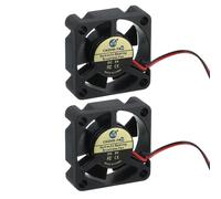 sourcing map 2 ventiladores de refrigeración para impresora 3D 3010, 5 V, 8000 rpm, 30 x 30 x 10 mm, rodamiento hidráulico, extrusora XH2.54, ventilador de refrigeración con cable de 30 cm, terminal