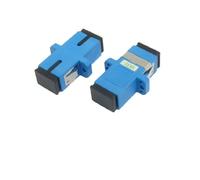 sourcing map 2 x Red 5 DB Cable de Conector de atenuador SC Adaptador de Fibra óptica