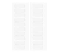 sourcing map 20 almohadillas adhesivas de doble cara, 1.9 x 0.7 pulgadas, cinta rectangular extraíble de doble cara, nano calcomanías de montaje en pared para colgar en paredes