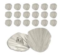 sourcing map 20 botones plateados con vástago de metal, 18 mm, botones de costura decorativos en forma de abanico para hombres y mujeres, uniformes, vestidos, abrigos, trajes, blazer, manualidades