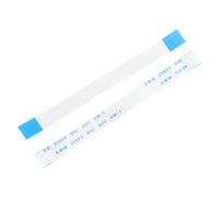 sourcing map 20 cables flexibles planos FFC FPC, 6 pines de 1,0 mm, paso de 80 mm de largo (tipo A) para impresora LCD 3D, cámara, DVD, TV, portátil, audio