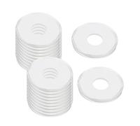 sourcing map 20 cápsulas de monedas de 46 mm, 5 tamaños (17/22/27/32/37 mm), fundas redondas transparentes para monedas con junta de esponja ajustable, protectores de monedas para coleccionistas