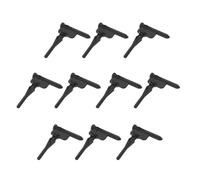 sourcing map 20 clavos cuadrados de goma para ventilador que absorben los golpes, estilo corto, tornillos de ventilador de refrigeración, antiruido, a prueba de golpes, enfriador de goma de silicona