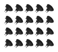 sourcing map 20 clips de ventosa para acuario, 5 mm, soportes para tubos de aerolíneas, soportes para tazas, ventosa para tubos de identificación, tanques de peces, color negro