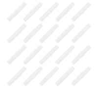 sourcing map 20 conectores de válvula de aire de acuario, tubos en línea de plástico antirretorno para tubos de 8 mm de diámetro interior, línea de aire de estanque, color blanco