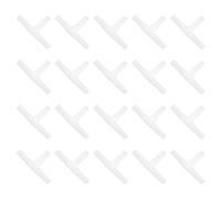 sourcing map 20 conectores de válvula de aire para acuario, tubos en línea de plástico de 3 vías, válvulas antirretorno para tubos de 4 mm de diámetro interior, línea de aire de estanque, color blanco