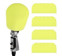 sourcing map 20 fundas de espuma para filtro PodMic, fundas de micrófono, fundas de espuma clásica, retro, dinámica, para micrófono, parabrisas para KTV, sala de grabación, actuaciones en escenario