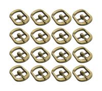 sourcing map 20 hebillas de rodillo de metal, 7 mm a 0.28 pulgadas, mini hebillas rectangulares de costura, deslizadores de cincha de un solo pin para accesorios de manualidades, cinturón de ropa
