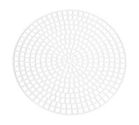 sourcing map 20 hojas de lona de malla de plástico, tapete de malla circular de 4.9 pulgadas para bordado, ganchillo de punto, proyectos de manualidades, fabricación de bolsas, decoración del hogar