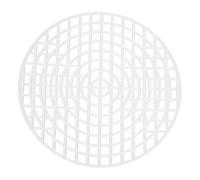 sourcing map 20 hojas de lona de malla de plástico, tapete de malla circular grande de 3.9 pulgadas para bordado, ganchillo de punto, proyectos de manualidades, fabricación de bolsas, decoración del