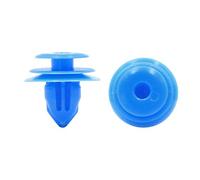 sourcing map 20 Pcs Remaches Clips de Clip de Fijación 9mm X 12mm X 18mm Coche Azul de Inserción de Plástico