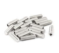 sourcing map 20 piezas 304 304304 acero inoxidable M 6 x 20 mm tapas de llaves de tornillo prisionero