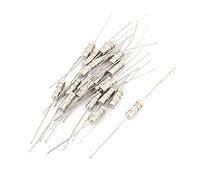sourcing map 20 Piezas AC 250 V 1A 4x11mm Lenta Acción Activo Axial plom* Cerámica Fusible Tubo