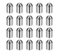 sourcing map 20 piezas de émbolos de resorte de punta de bola de 6 x 7 mm, elasticidad 15N, cuentas de posicionamiento sin paso, pestillo de bola para puerta, armario, dispositivos mecánicos
