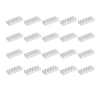 sourcing map 20 uds 30x11x5mm Tono Plata Electrónicos Refrigerante