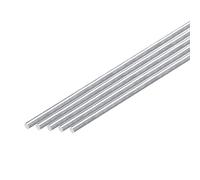 sourcing map 20 varillas redondas de aluminio de 3 mm de diámetro, 305 mm de largo, barra redonda de aluminio 6061 para construcción industrial, manualidades, 20 unidades