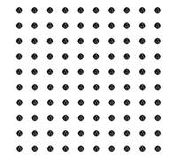 sourcing map 200 bolas de rodamiento de plástico POM, bolas de plástico sólido de 5 mm, mini bola de polipropileno de precisión G2, color negro