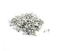 sourcing map 200 Pcs SNB2-4 AWG 16-14 Conector Sin Aislamiento Tenedor Terminales