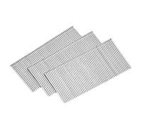 sourcing map 2000 clavos de calibre 16, clavos de acabado recto de 1-1/2 pulgadas de longitud, clavos de acero inoxidable 304 galvanizado para construcción de carpintería, color plateado