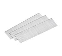 sourcing map 2000 clavos de calibre 18, clavos de acabado recto de 1-1/4 pulgadas de longitud, clavos de acero al carbono galvanizado para construcción de carpintería, color azul plateado