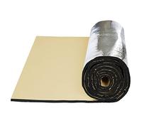 sourcing map 200cm x 50cm Vehículo Insonorizante Forro Aluminio Papel Adhesivo 10mm de Espesor Espuma Aislante de Calor Aislamiento Térmico Acústico Amortiguación de Sonido 1㎡