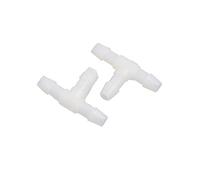 sourcing map 20PCS 3mm Dianer interno Pieza T Conector de manguera Plástico Conector divisor de tubería para coche