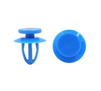 sourcing map 20Pcs 9x17x19mm Para Coche Grapas de Plástico Azul Sujeción de Puertas Paneles Clips Set