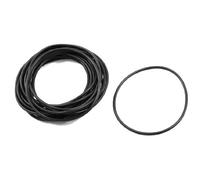 sourcing map 20Pcs arandelas de sellado de junta tórica de silicona negra 90 mm x 84 mm x 3 mm