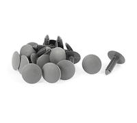 sourcing map 20Pcs Clips De Coche para Techo Forro Revestimiento Grapa Gris 6.5 X 6.5mm Agujero