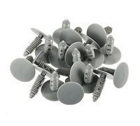 sourcing map 20Pcs Gris De Sujeción De Parachoques guardabarros 23mm Grapas Coche 7mm Agujero