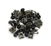 sourcing map 20Pcs Kit De Pernos para Carenado De Moto M6 Sujetadores | Para Honda, Para Yamaha, Para Kawasaki, Para MV Agusta, Para Aprilia, Para Suzuki, Universal, Verifique Tamaño
