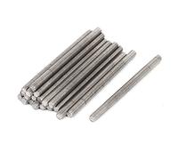 sourcing map 20pcs M4 x 60mm Barra Roscada Espárrago Perno Varilla | Sujetadores, 304 Completa de Acero Inoxidable