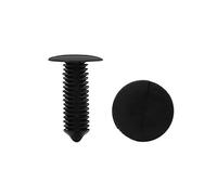 sourcing map 20Pcs Remaches Clips Puerta Embellecedor Burletedel Parachoques Encaja Universal Coche Panel Clip De Sujeción 9mm Negro