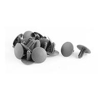 sourcing map 20Pcs Remaches De Guardabarros Revestimiento 16mm Grapa Gris 6,5X5mm Agujero