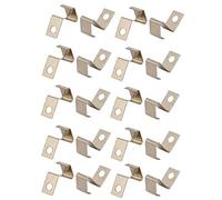 sourcing map 20uds AAA Baterías Metal Pila Resorte Contacto Placa Reemplazo para Remoto Control Batería Cargador
