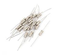 sourcing map 20uds AC 250V 2A 4x11mm Acción Lenta Activo Axial Conductor Cerámico Fusible Tubo