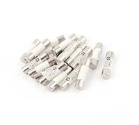 sourcing map 20uds RO15 RT18 RT14 Cerámica Cilíndrico Tubo Fusible 10A 380V 10x38mm