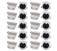 sourcing map 20uds T5 Fluorescente Luz Soporte G5 Base Simple Cabeza Lápidas Lámpara Zócalo AC 500V 2A para LED Fluorescente Tubo