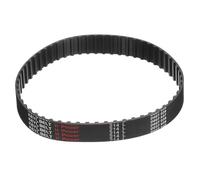 sourcing map 214-L-100 L Correa dentada de 54,4 cm de largo x 2,5 cm de ancho x 0,5 cm de alto, 57 dientes de correa dentada de goma de bucle cerrado