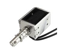 sourcing map 220V 6mm Carrera Fuerza 100g Neumático de movimiento líneaal AC electroimán de Solenoide