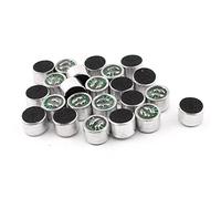 sourcing map 23 Piezas 9,7 mm x 7 mm en Forma de Cilindro SMD Mini Mic Electret Condensador micrófono Unidad de Recogida